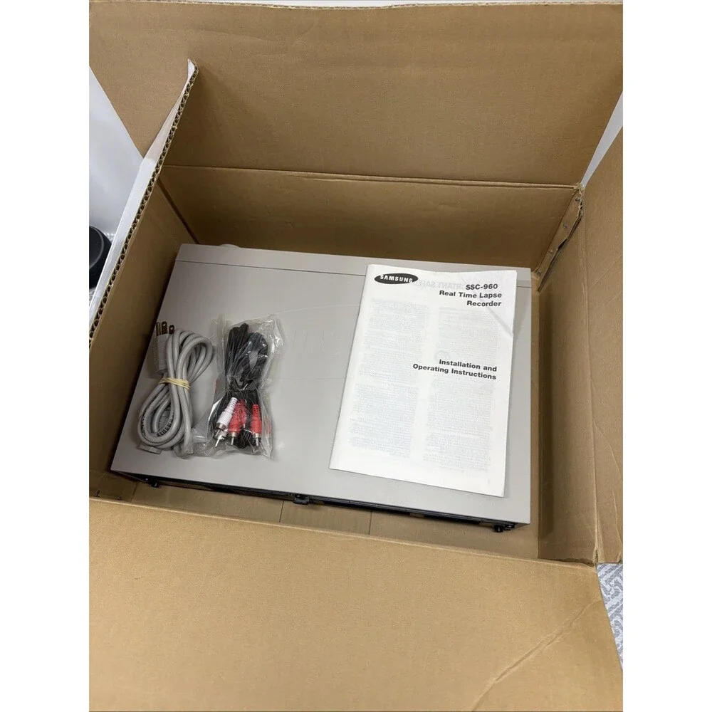 Samsung SSC-960 Time Lapse VCR Security Video Recorder Box Manual TESTED WORKING